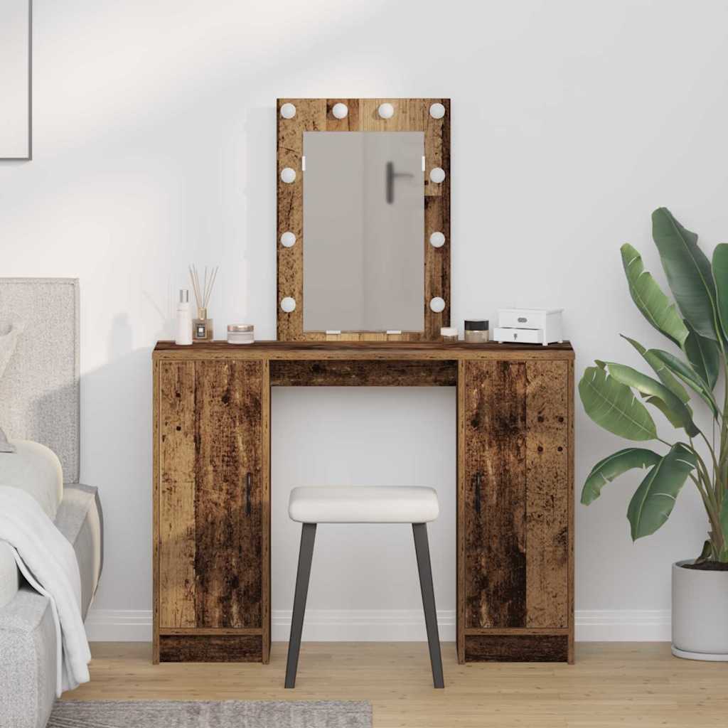Dressing Table 102 X 33 X 135 Cm Engineered Wood